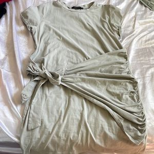 Sage greed bodycon dress